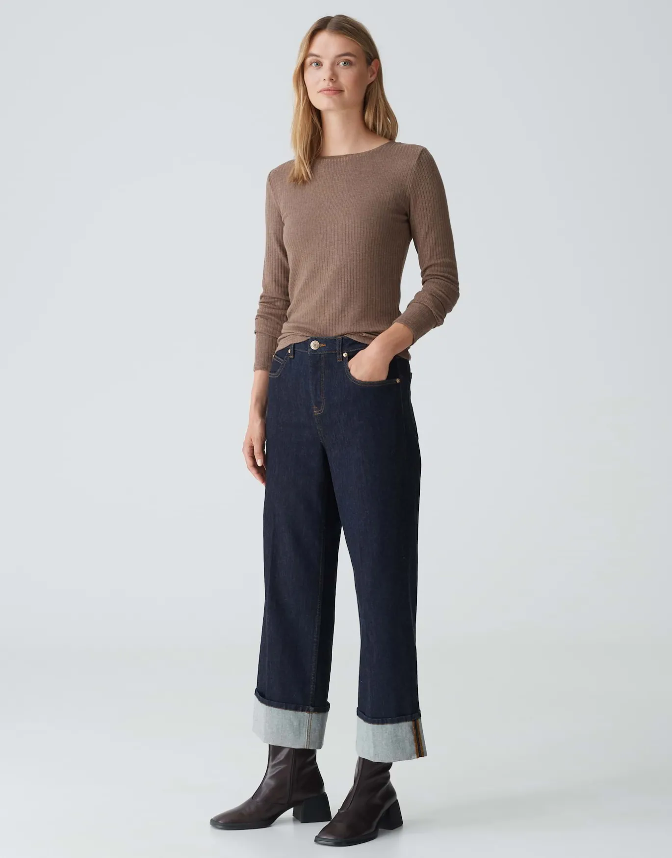 Damen OPUS Shirts^Rippshirt Sulikko Soft Braun Online Bestellen