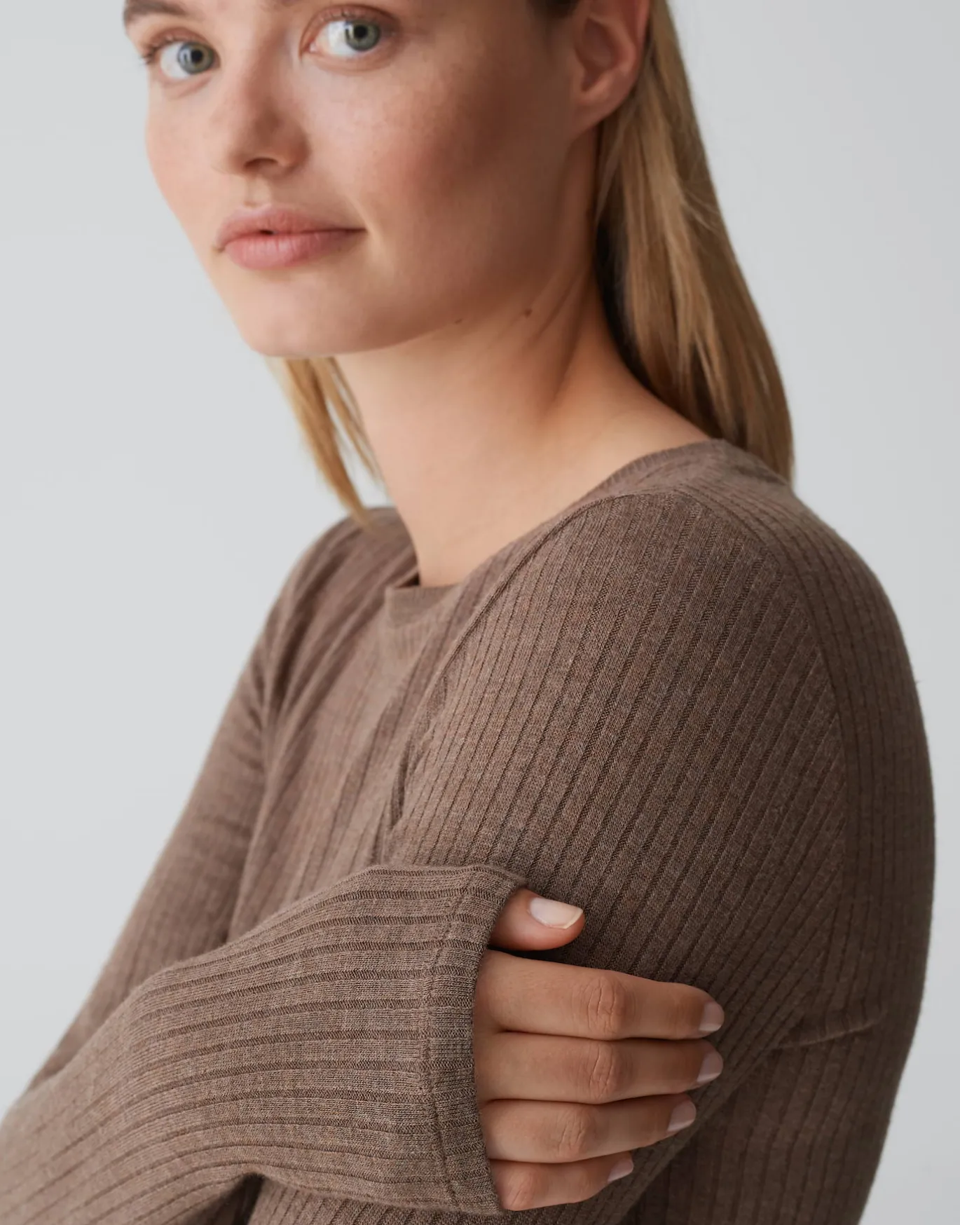 Damen OPUS Shirts^Rippshirt Sulikko Soft Braun Online Bestellen