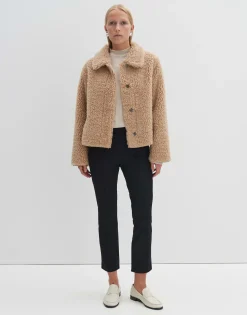 Damen OPUS Basics | Shirts^Rollkragenshirt Karlette Detail Beige Online Bestellen