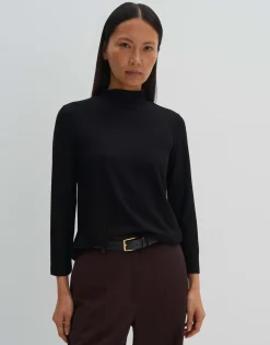 Damen OPUS Shirts^Rollkragenshirt Keyama Schwarz Online Bestellen
