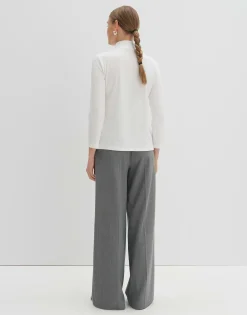 Damen OPUS Shirts^Rollkragenshirt Keyama Weiß Online Bestellen