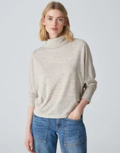 Damen OPUS Shirts^Rollkragenshirt Selofe Beige Online Bestellen