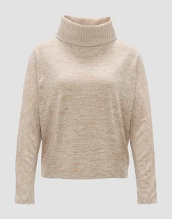 Damen OPUS Shirts^Rollkragenshirt Selofe Beige Online Bestellen