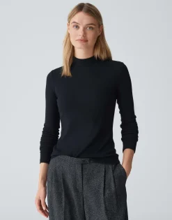 Damen OPUS Shirts^Rollkragenshirt Singrid Schwarz Online Bestellen