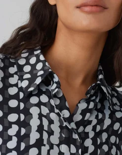 Damen OPUS Blusen^Satinbluse Fosmo Schwarz Online Bestellen