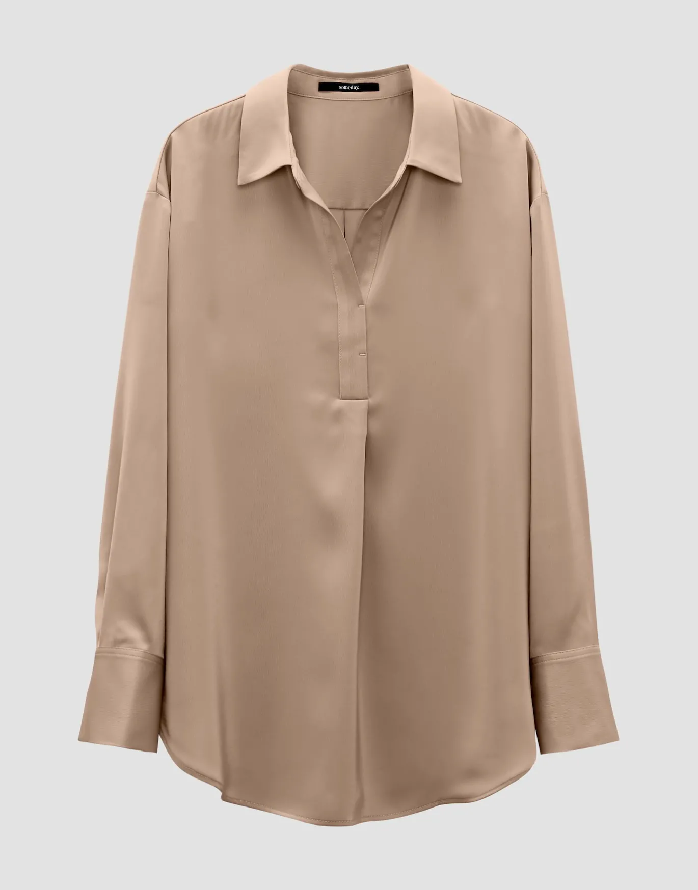 Damen OPUS Blusen^Satinbluse Zanza Beige Online Bestellen