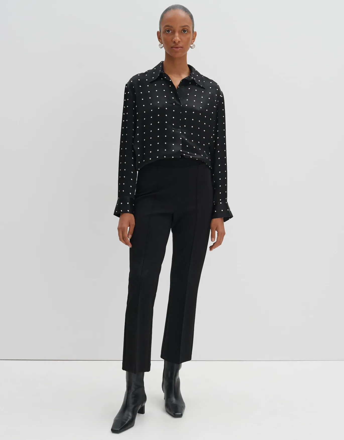 Damen OPUS Blusen^Satinbluse Zilow Schwarz Online Bestellen