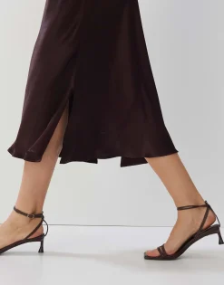 Damen OPUS Röcke^Satinrock Odini Uni Lila Online Bestellen