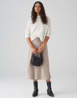 Damen OPUS Röcke^Satinrock Rawi Braun Online Bestellen