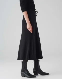 Damen OPUS Röcke^Satinrock Rawi Schwarz Online Bestellen