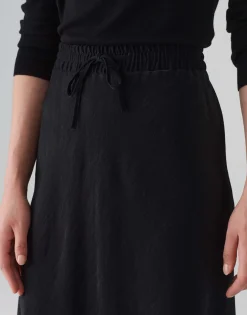 Damen OPUS Röcke^Satinrock Rawi Schwarz Online Bestellen