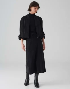 Damen OPUS Röcke^Satinrock Rawi Schwarz Online Bestellen