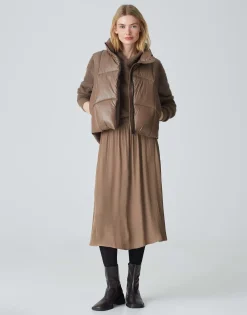 Damen OPUS Röcke^Satinrock Rinkelle Braun Online Bestellen