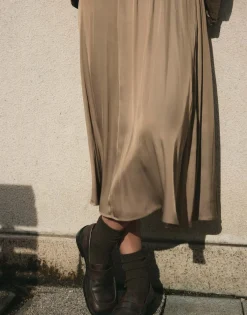 Damen OPUS Röcke^Satinrock Rinkelle Braun Online Bestellen