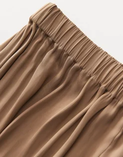 Damen OPUS Röcke^Satinrock Rinkelle Braun Online Bestellen