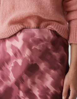 Damen OPUS Röcke^Satinrock Runaba Rosé Online Bestellen