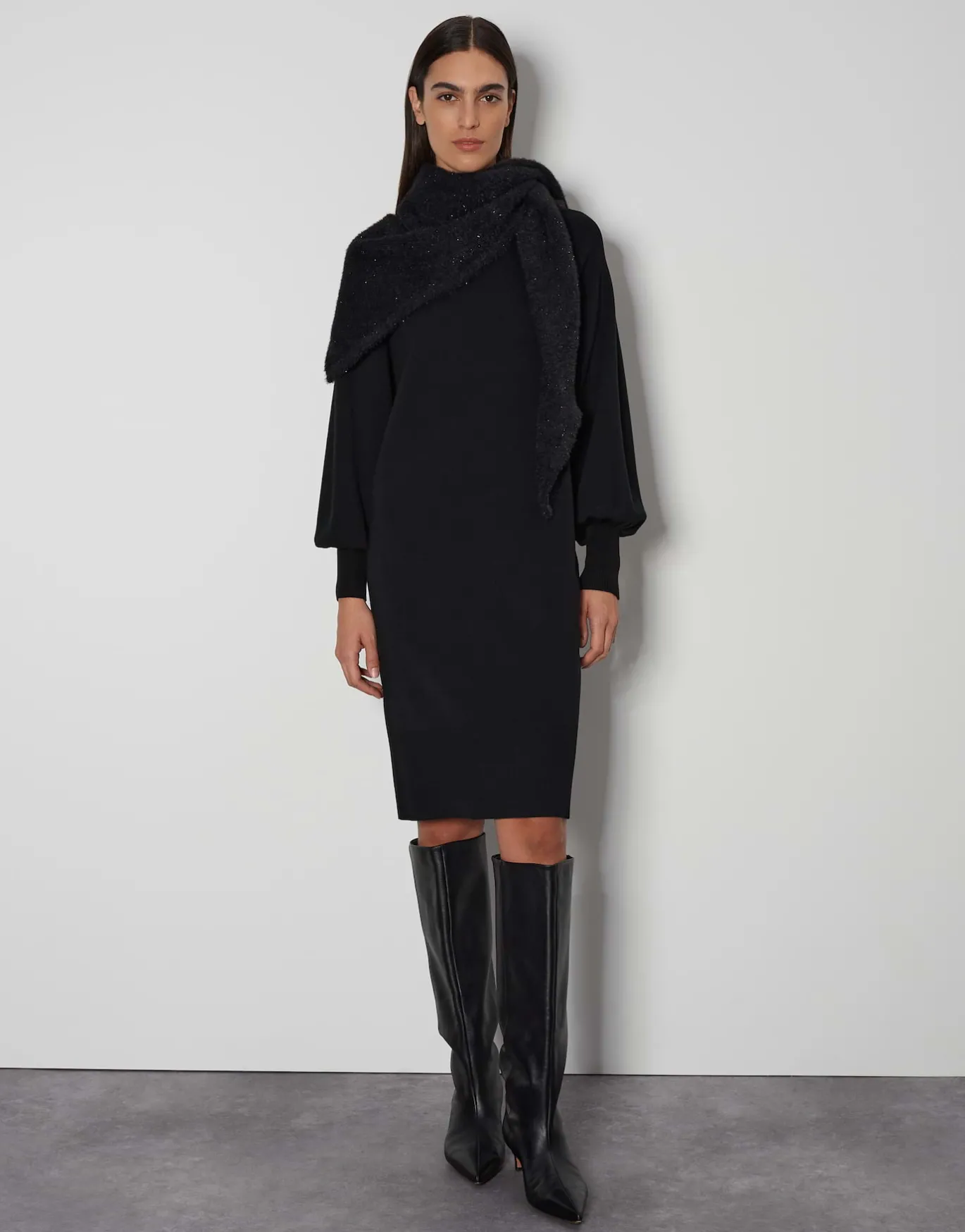 Damen OPUS Accessoires^Schal Baleina Soft Schwarz Online Bestellen