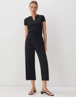 Damen OPUS Basics | Shirts^Shirt Kleoh Detail Schwarz Online Bestellen