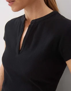Damen OPUS Basics | Shirts^Shirt Kleoh Detail Schwarz Online Bestellen