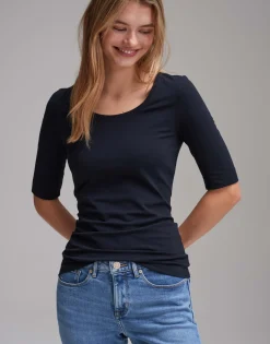 Damen OPUS Basics | Shirts^Shirt Serta Blau Online Bestellen