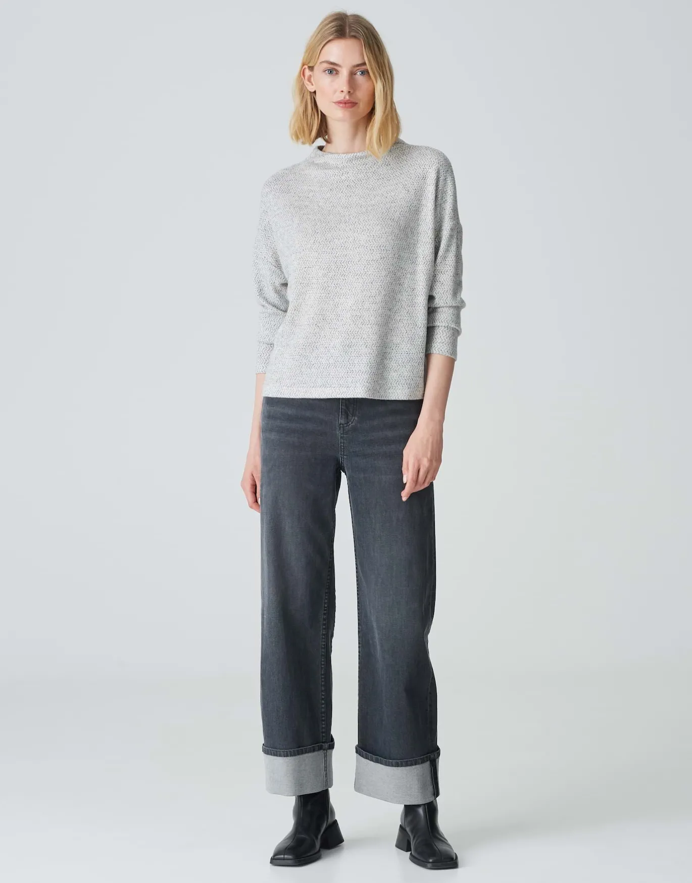 Damen OPUS Shirts^Shirt Sicozy Grau Online Bestellen