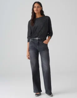 Damen OPUS Shirts^Shirt Siglam Schwarz Online Bestellen