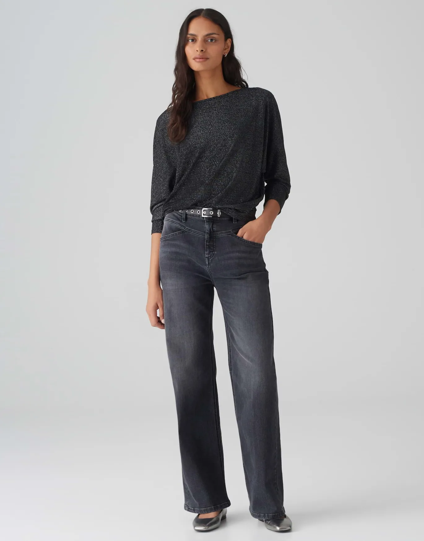 Damen OPUS Shirts^Shirt Siglam Schwarz Online Bestellen