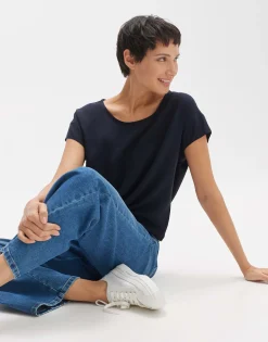 Damen OPUS Shirts^Shirt Skita Soft Blau Online Bestellen