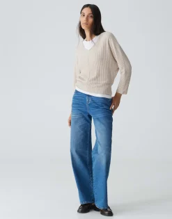 Damen OPUS Shirts^Shirt Sococo Beige Online Bestellen