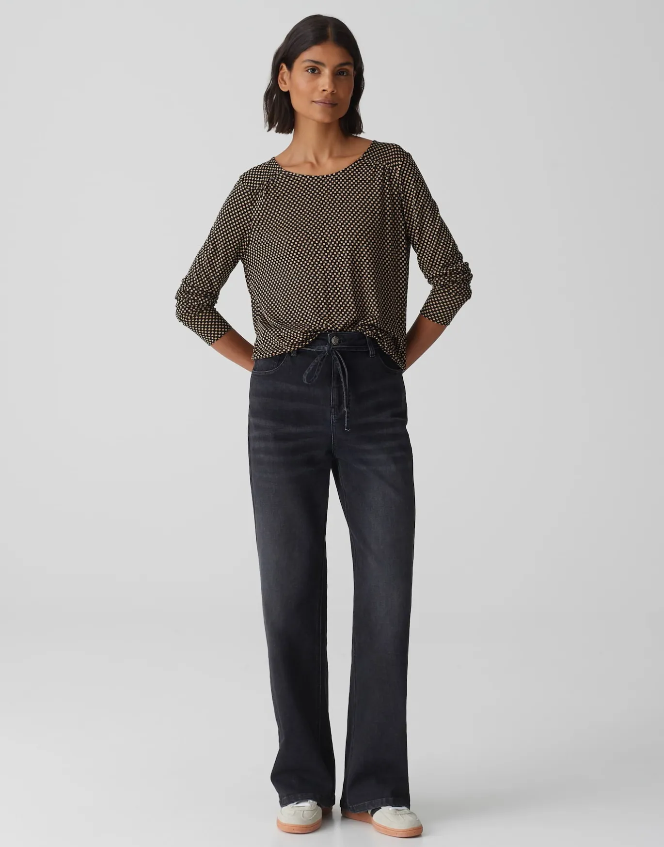 Damen OPUS Shirts^Shirt Sutha Aop Beige Online Bestellen