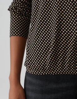 Damen OPUS Shirts^Shirt Sutha Aop Beige Online Bestellen