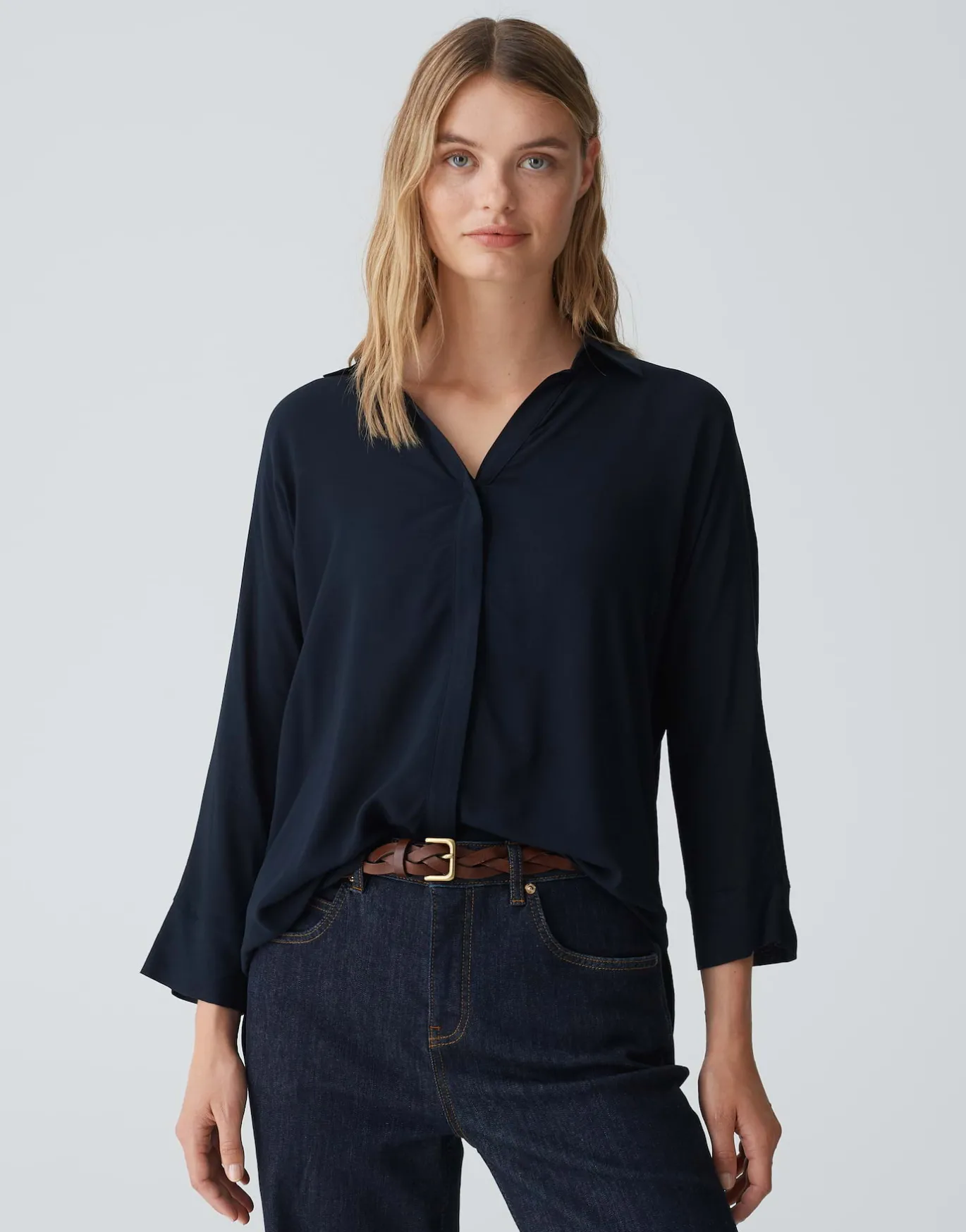 Damen OPUS Blusen^Shirtbluse Flavena Blau Online Bestellen