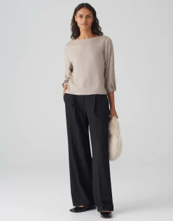 Damen OPUS Blusen^Shirtbluse Flixi Braun Online Bestellen