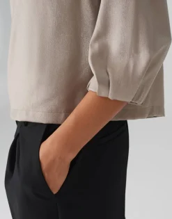 Damen OPUS Blusen^Shirtbluse Flixi Braun Online Bestellen