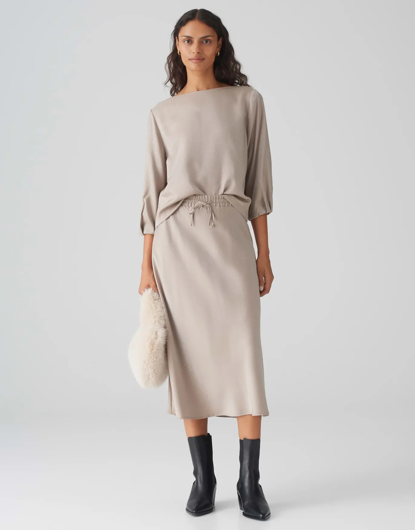 Damen OPUS Blusen^Shirtbluse Flixi Braun Online Bestellen