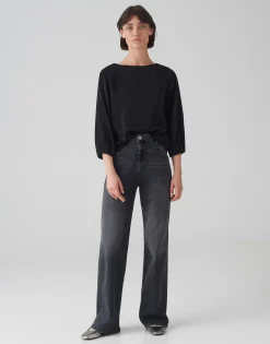 Damen OPUS Blusen^Shirtbluse Flixi Schwarz Online Bestellen