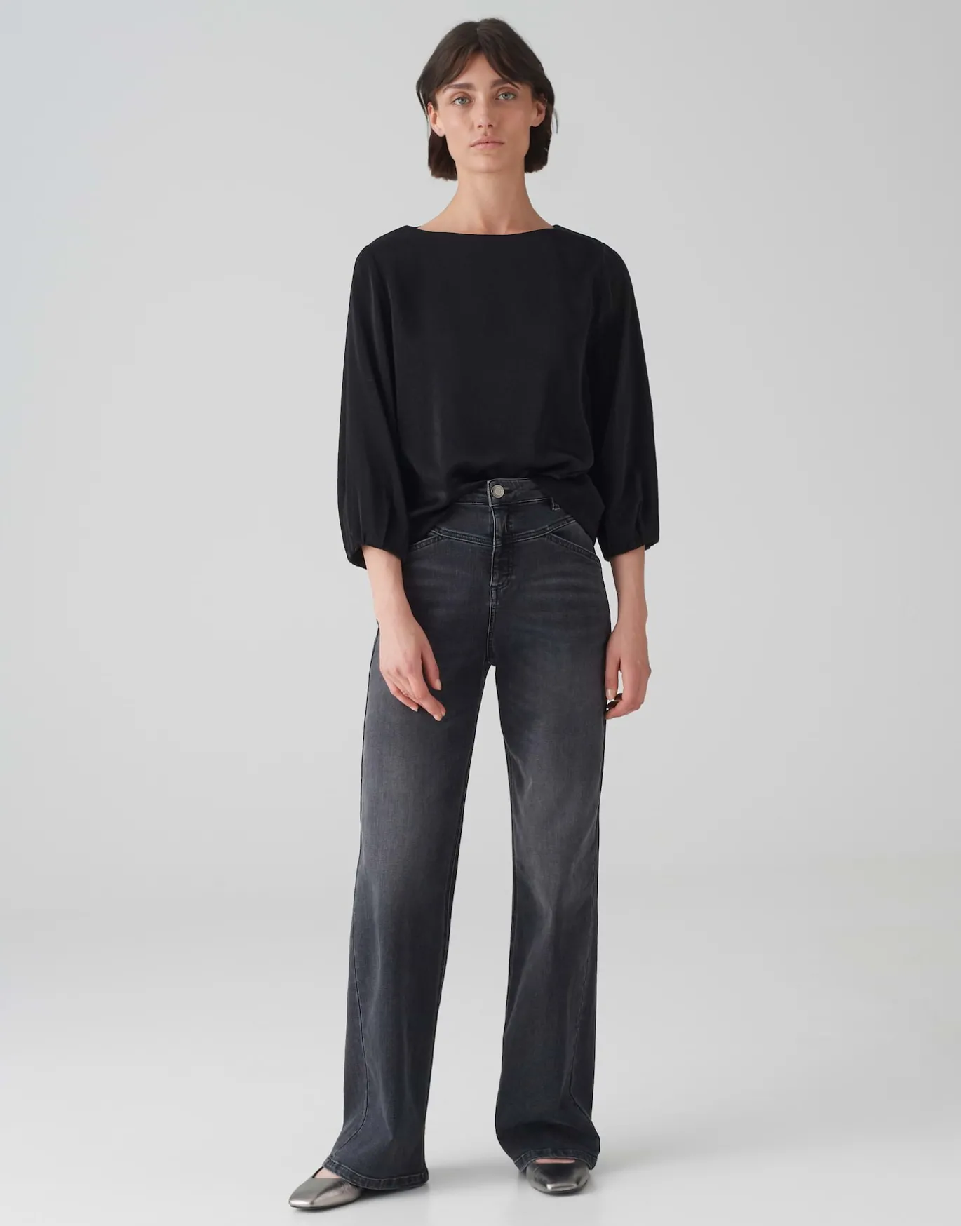Damen OPUS Blusen^Shirtbluse Flixi Schwarz Online Bestellen