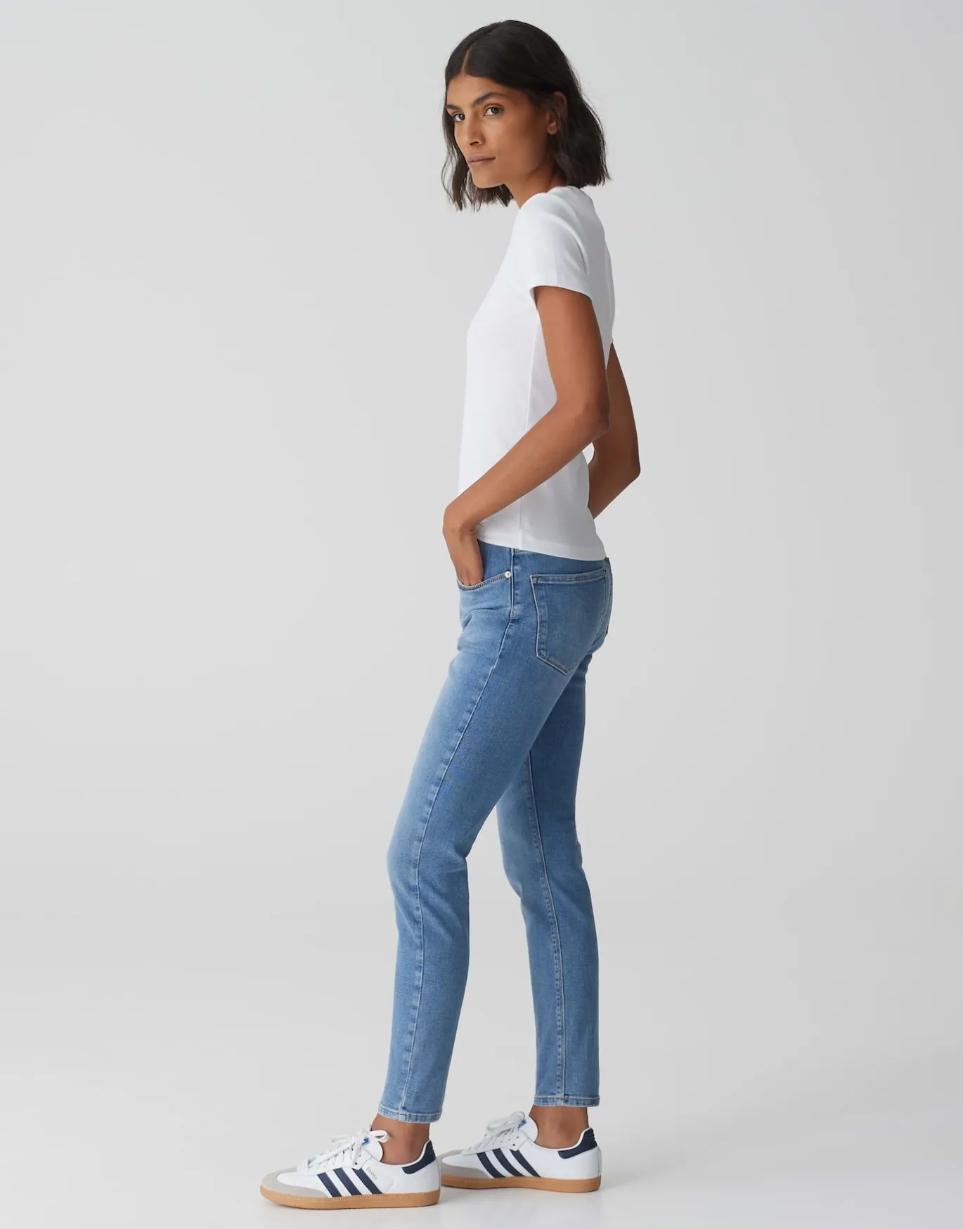Damen OPUS Jeans^Skinny Jeans Elma Ocean Blue Blau Online Bestellen