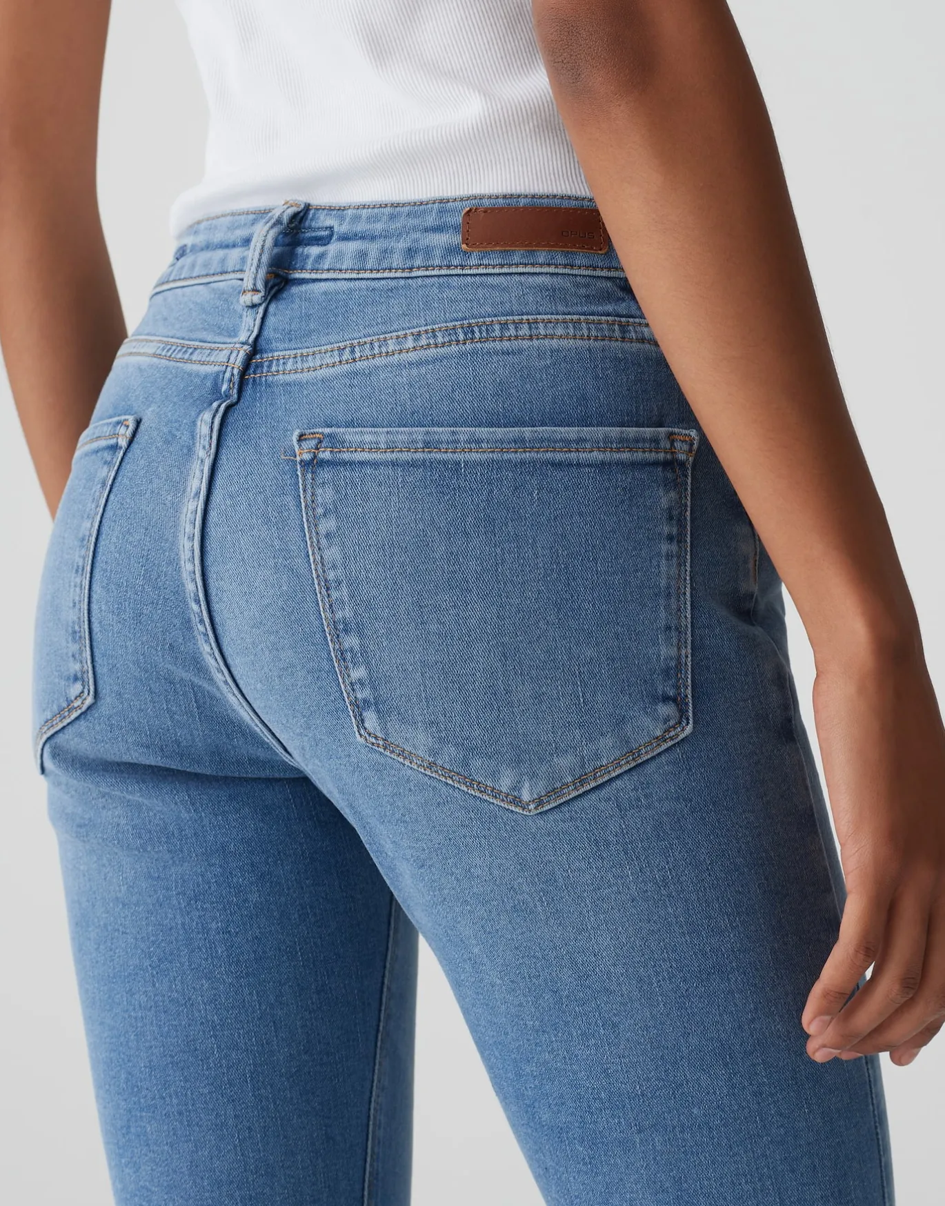 Damen OPUS Jeans^Skinny Jeans Elma Ocean Blue Blau Online Bestellen