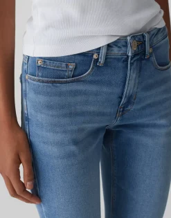 Damen OPUS Jeans^Skinny Jeans Elma Ocean Blue Blau Online Bestellen