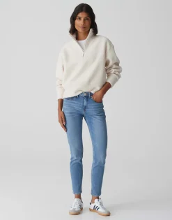 Damen OPUS Jeans^Skinny Jeans Elma Ocean Blue Blau Online Bestellen