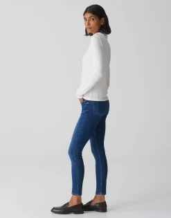 Damen OPUS Jeans^Skinny Jeans Elma Blau Online Bestellen
