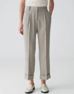 Damen OPUS Hosen^Slacks Mitina Remix Braun Online Bestellen