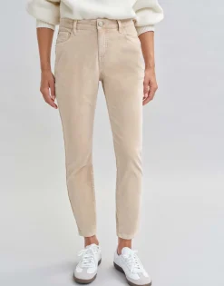 Damen OPUS Jeans^Slim Jeans Evita Glazed Beige Online Bestellen