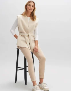 Damen OPUS Jeans^Slim Jeans Evita Glazed Beige Online Bestellen