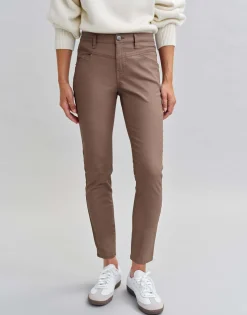 Damen OPUS Hosen | Jeans^Slim Jeans Evita Remix Braun Online Bestellen