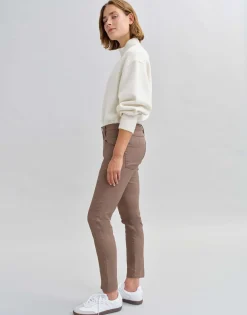 Damen OPUS Hosen | Jeans^Slim Jeans Evita Remix Braun Online Bestellen