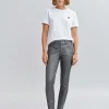 Damen OPUS Hosen^Slim Jeans Evita Remix Grau Online Bestellen