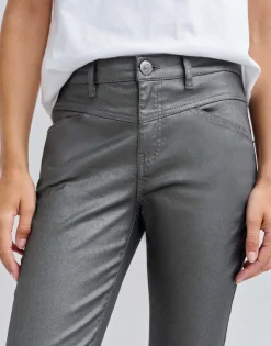 Damen OPUS Hosen^Slim Jeans Evita Remix Grau Online Bestellen
