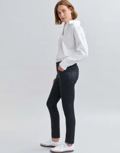 Damen OPUS Hosen | Jeans^Slim Jeans Evita Remix Schwarz Online Bestellen